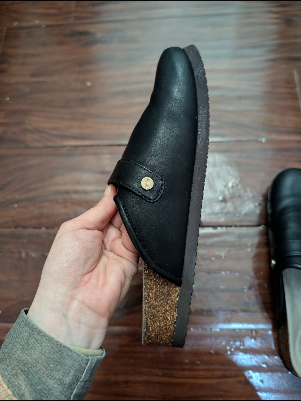 Dr. Scholl's Black Louis Iconic Clogs/Slides - Picture 6 of 16